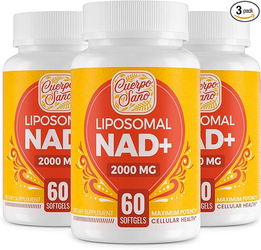 2000 MG NAD Supplement, Liposomal NAD+ Supplement with High Absorption, More Efficient Than Nicotinamide Riboside, Pure & Plus Boosting Supplement, Aging Defense, Metabolism & Cellular, 180 softgels