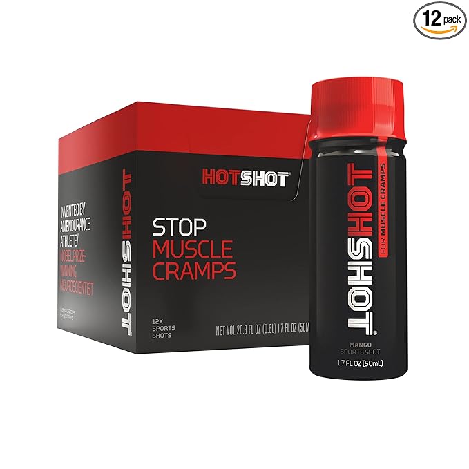 HOTSHOT Sports Shot Muscle Cramp Relief, (1.7 Fl 12)