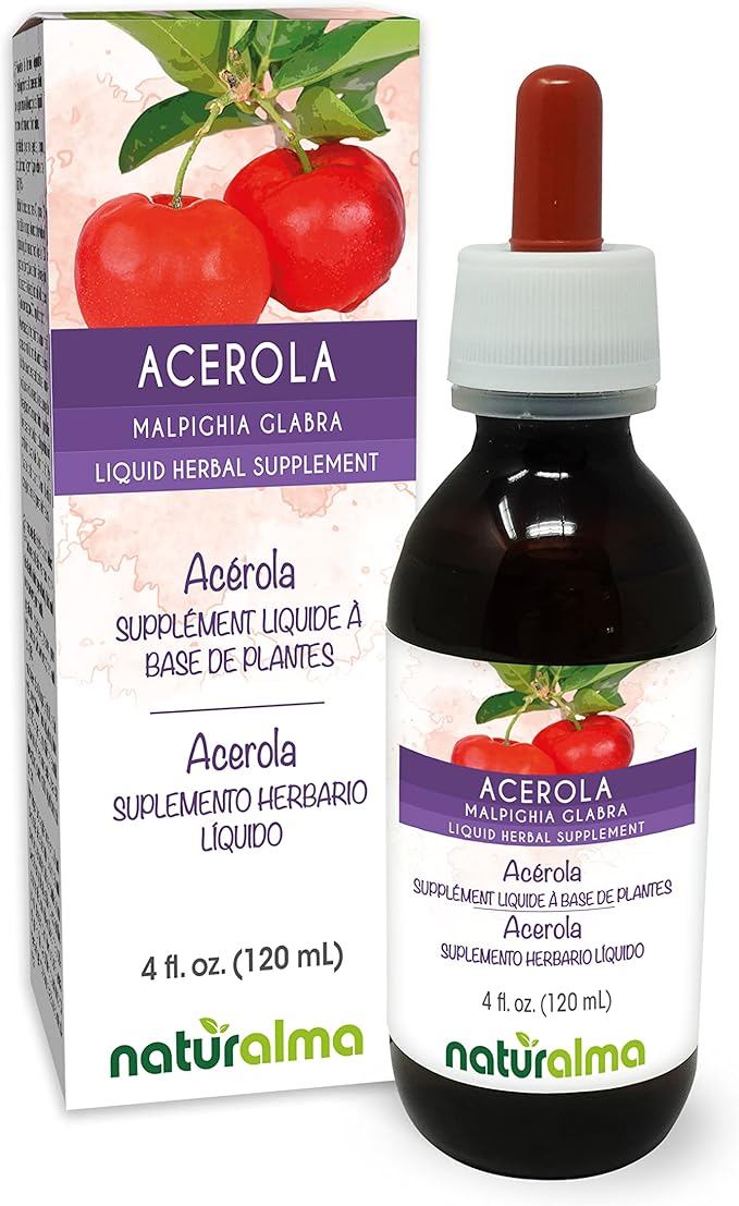 Naturalma Acerola (Malpighia glabra) fruit Alcohol-free Tincture 4 fl