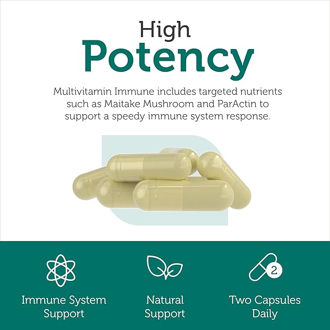 Zahler - Daily Multivitamin Immune Support (60 Capsules) B12, Zinc