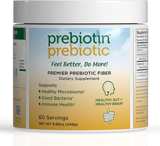 Prebiotin Prebiotic Fiber Supplement Powder – 8.68 oz