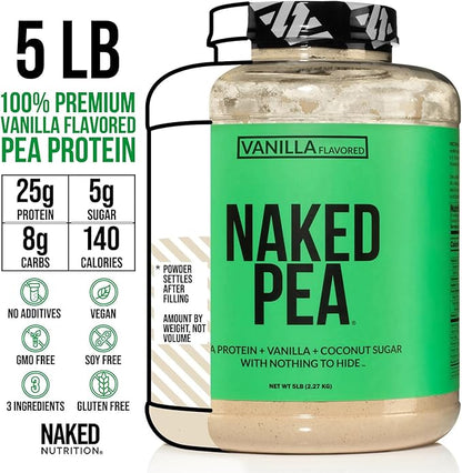 NAKED Pea - Vanilla Pea Protein 5lb Bulk,