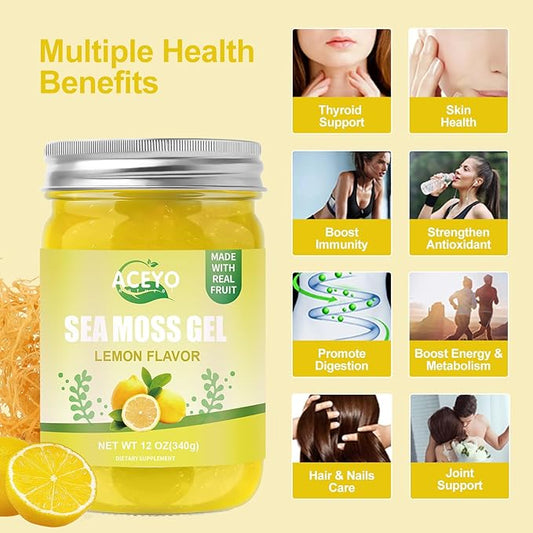(12 OZ) Irish Sea Moss Gel 102 Vitamins