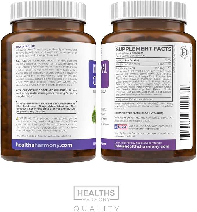Intestinal Guard (Non-GMO) Maintain Intestinal Health -120 Capsules