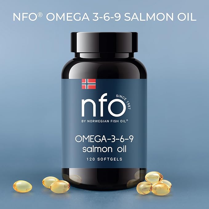 Omega 3 6 9 Salmon Oil [120 Capsules]