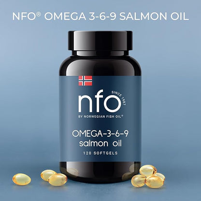 Omega 3 6 9 Salmon Oil [120 Capsules]