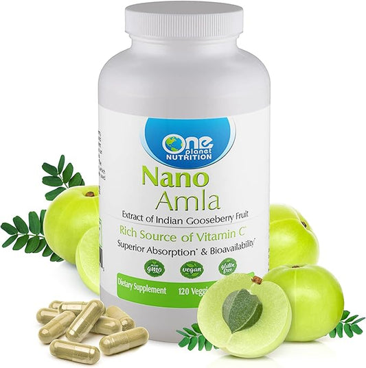 Nano Amla 500 mg, Phyllanthus Emblica 120 Veggie