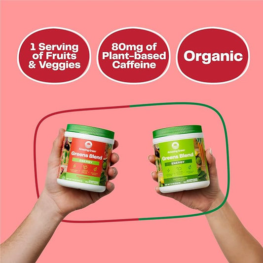 Amazing Grass Greens Superfood Energy: Greens 30 Servings