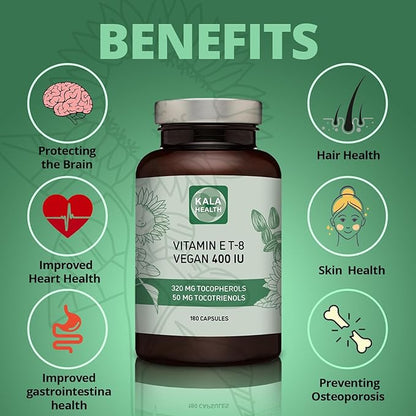 Kala Health Vitamin E 8 Tocopherols 400 IU