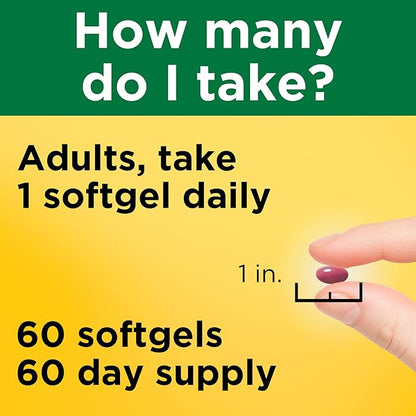 Nature Made Super B Energy Complex, 60 Softgels, 60 Day