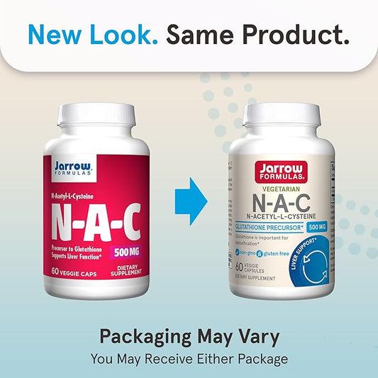 Jarrow Formulas N-A-C 500 mg 60 Servings 2)