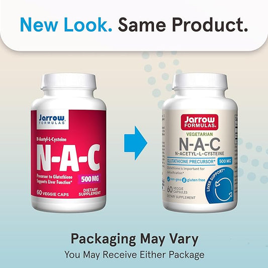 Jarrow Formulas N-A-C 500 mg 60 Servings 4)