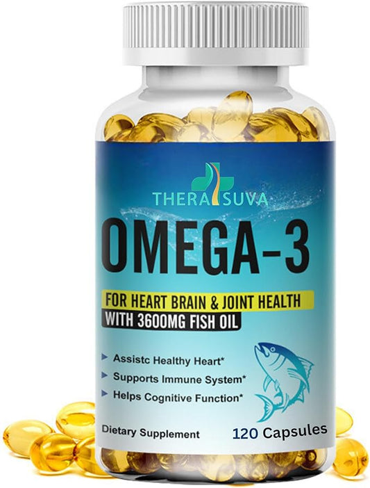 Triple Strength Omega-3 2160mg + EPA 1296mg + 864mg + 120 Softgels, 60 Day
