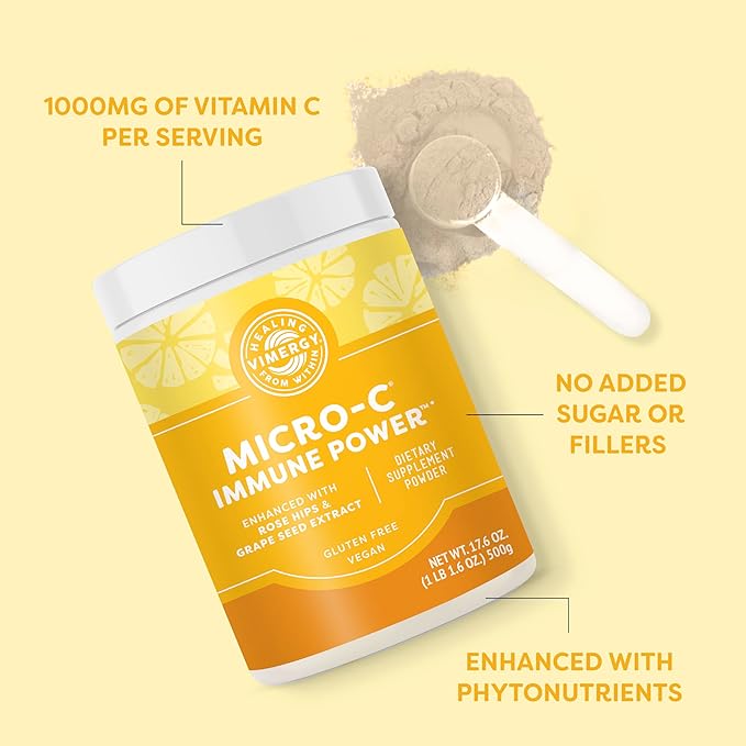 Vimergy Micro-C Immune Power TM * 500g – 278 servings 1000mg/serving –