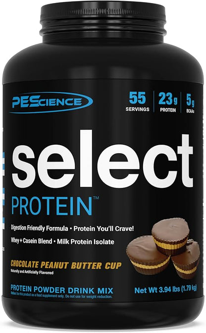 PEScience Select Low Carb Protein Powder, 55 Serving,