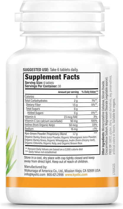 Kyo-Green Greens Blend Energy Tablets, 180