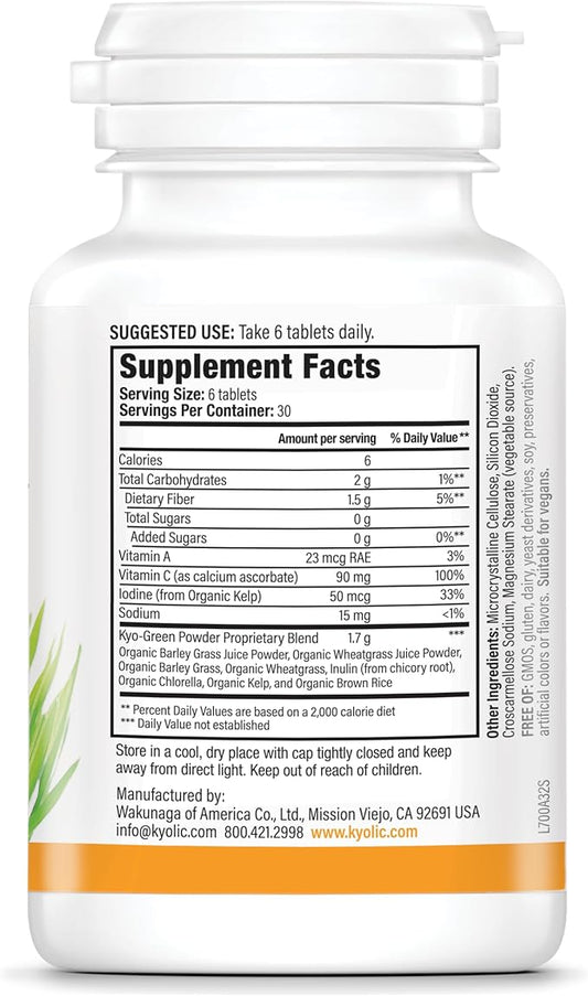 Kyo-Green Greens Blend Energy Tablets, 180