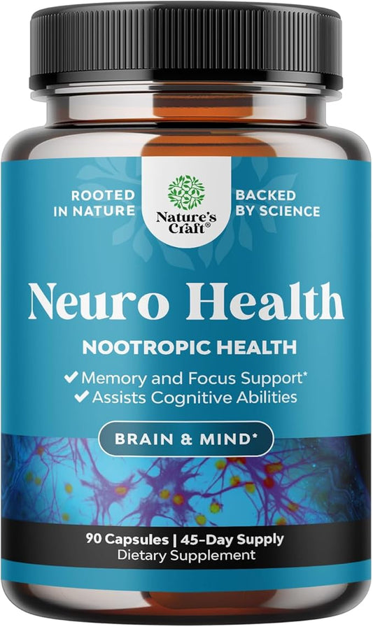 Advanced Nootropics Brain Support Supplement 45 Servings
