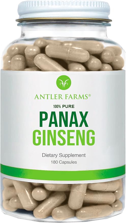 Antler Farms - 100% Pure Organic 180 Capsules, 500mg - 10% Min.