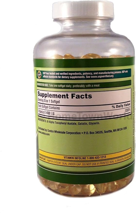 Vitamin E 400 Iu 500 Softgels