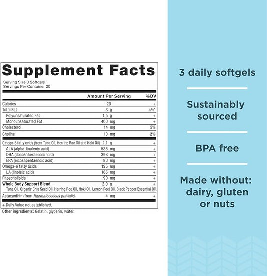 Ancient Nutrition Ancient Omegas Whole Body 90 Capsules