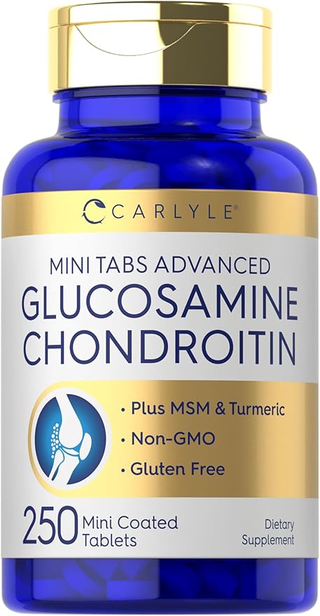 Carlyle Glucosamine Chondroitin MSM Turmeric 250 Mini