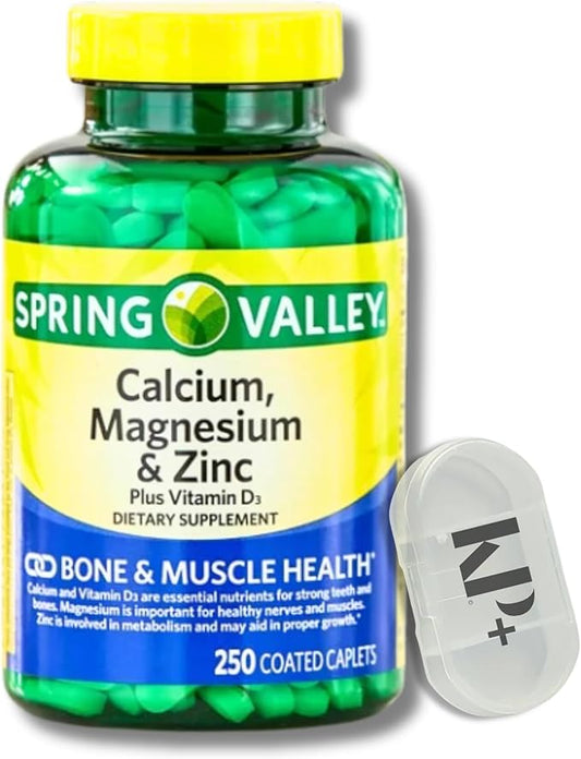 Spring Valley, Calcium Magnesium Zinc D3, Coated 250 Count 1)