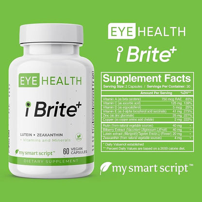 Eye Supplement - Natural Vitamins ARED2 Vegetarian 60 Easy