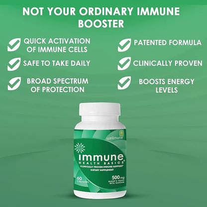 Ultra Strength Immunity 60 Capsules, 500 mg