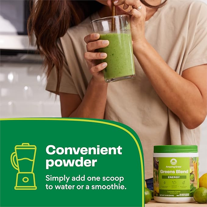 Amazing Grass Green Superfood Energy: Greens 100 Servings