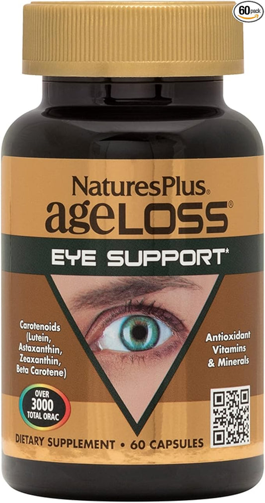 Natures Plus AgeLoss Eye Support 60 Capsules 30 Servings