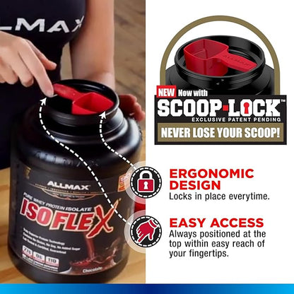 ALLMAX ISOFLEX Chiller, Citrus Peach Sensation - 1 lb - 27 Grams of Protein Per Scoop - Zero Fat & Sugar - 99% Lactose Free - Approx. 14 Servings