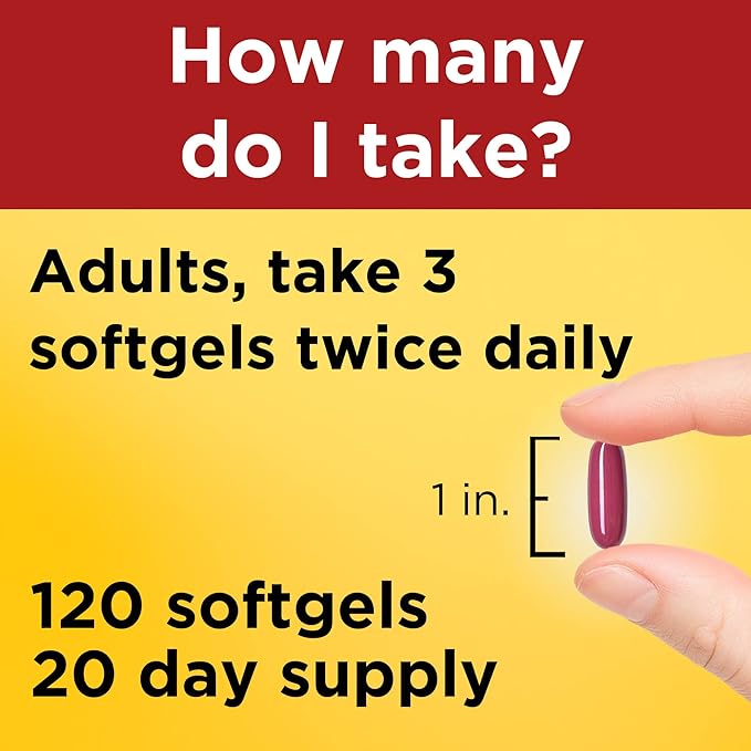 Nature Made CholestOff Complete, Dietary Supplement 120 Softgels, 20 Day