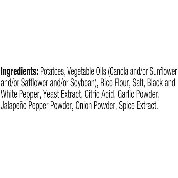 Kettle Brand Potato Chips, Krinkle Cut, Salt & Fresh Ground Pepper Kettle Chips, 1.5 Oz (Pack of 24)