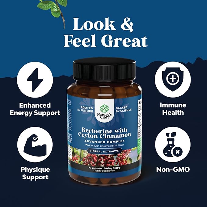 Balancing Berberine Plus 1200mg Per Serving Complex 90 Capsules