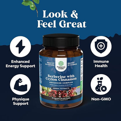 Balancing Berberine Plus 1200mg Per Serving Complex 90 Capsules