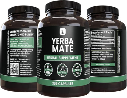 PURE ORIGINAL INGREDIENTS Yerba Mate (365
