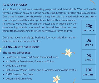 Naked Shake - Vanilla Protein Powder 30 Servings