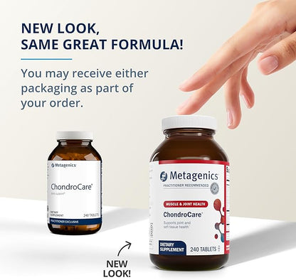 Metagenics ChondroCare - Joint Support* - Antioxidants Support* - with Glucosamine & Chondroitin Sulfate - Joint Health Supplement for Men & Women* - 240 Tablets
