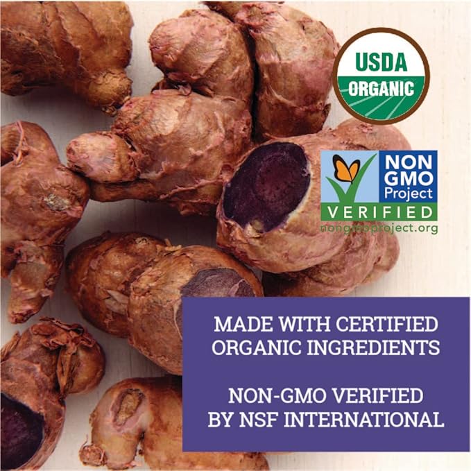 INCAS 100% USDA Organic Black Ginger 2.65 Ounce (75 Grams)