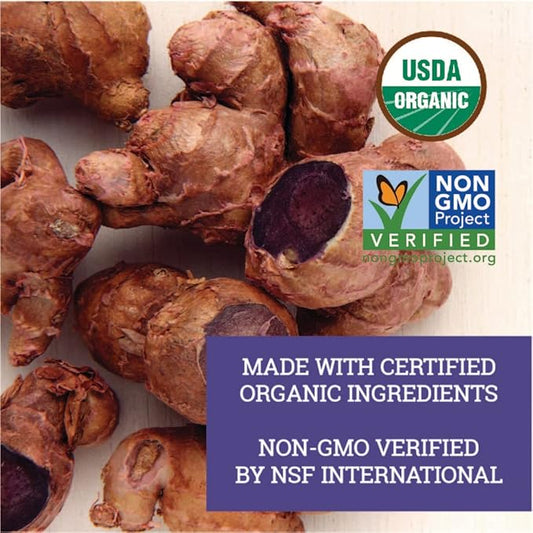 INCAS 100% USDA Organic Black Ginger 2.65 Ounce (75 Grams)