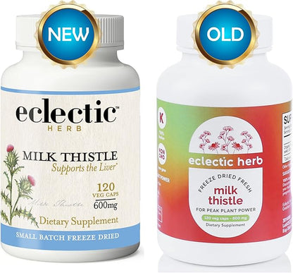 ECLECTIC INSTITUTE Raw Freeze-Dried Non-GMO Milk Thistle 120 CT