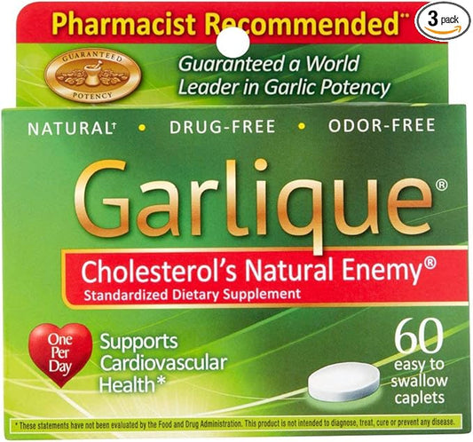 Garlique Healthy Cholesterol Formula with 5000 60 Enteric 3)