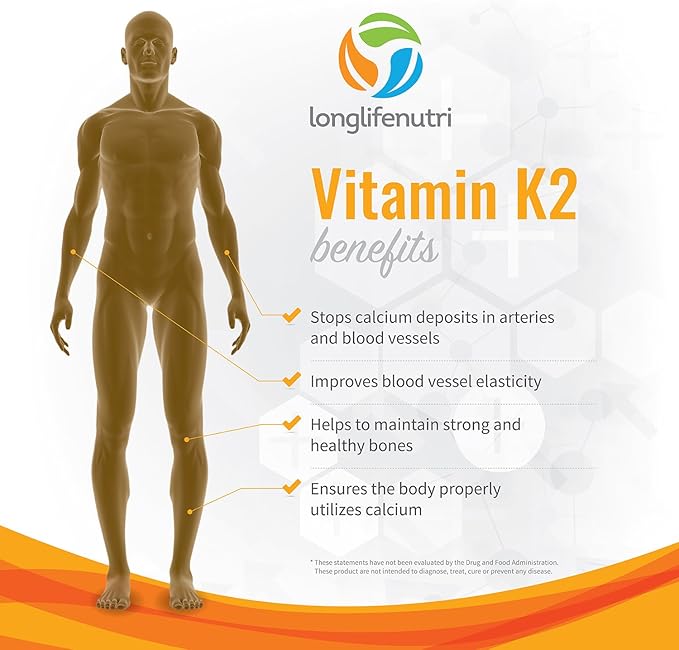 Vitamin K2 MK-7 100mcg – 120 4-Month Supply,