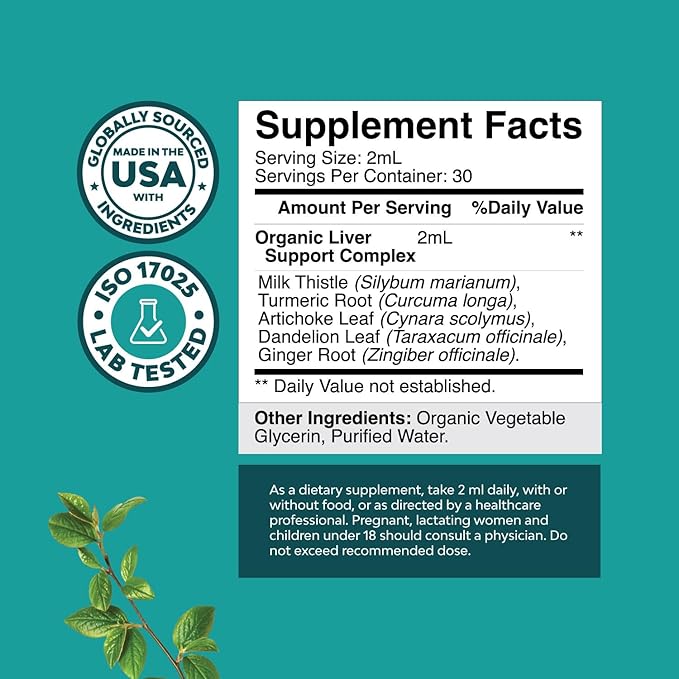 Liver Support Milk Thistle Tincture