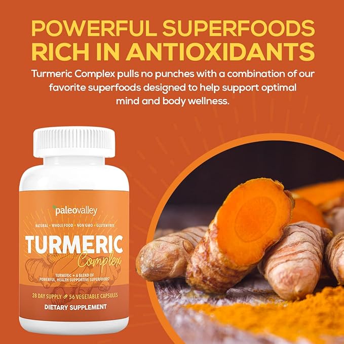 Paleovalley - Organic Turmeric Complex - 56 Vegetarian