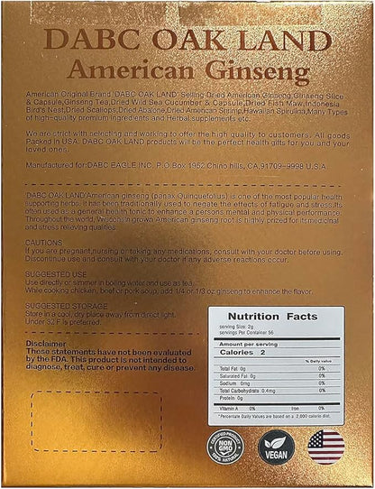 American Ginseng Slices from Wisconsin (Sliced 2 Boxes 8 Ounces)