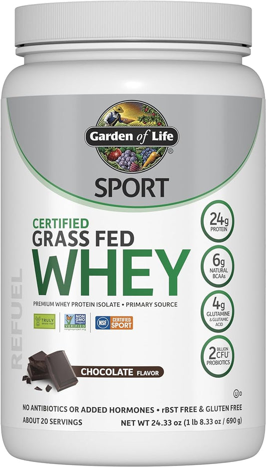 Garden of Life Sport Whey Protein 24g Protein, 20 Servings