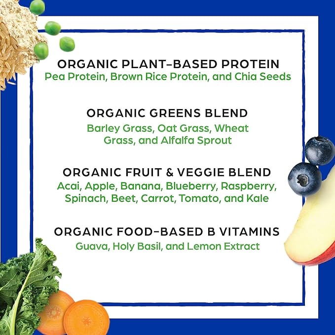 Orgain Organic Meal, Vegan Meal Replacement 20g Plant 6g Prebiotic 2.01lb