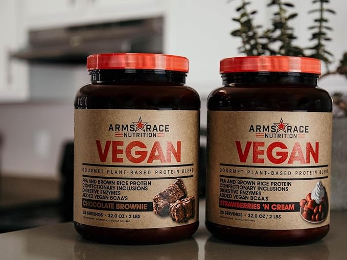 Arms Race Nutrition Vegan Gourmet Plant-Based 32 oz. (2 lbs)
